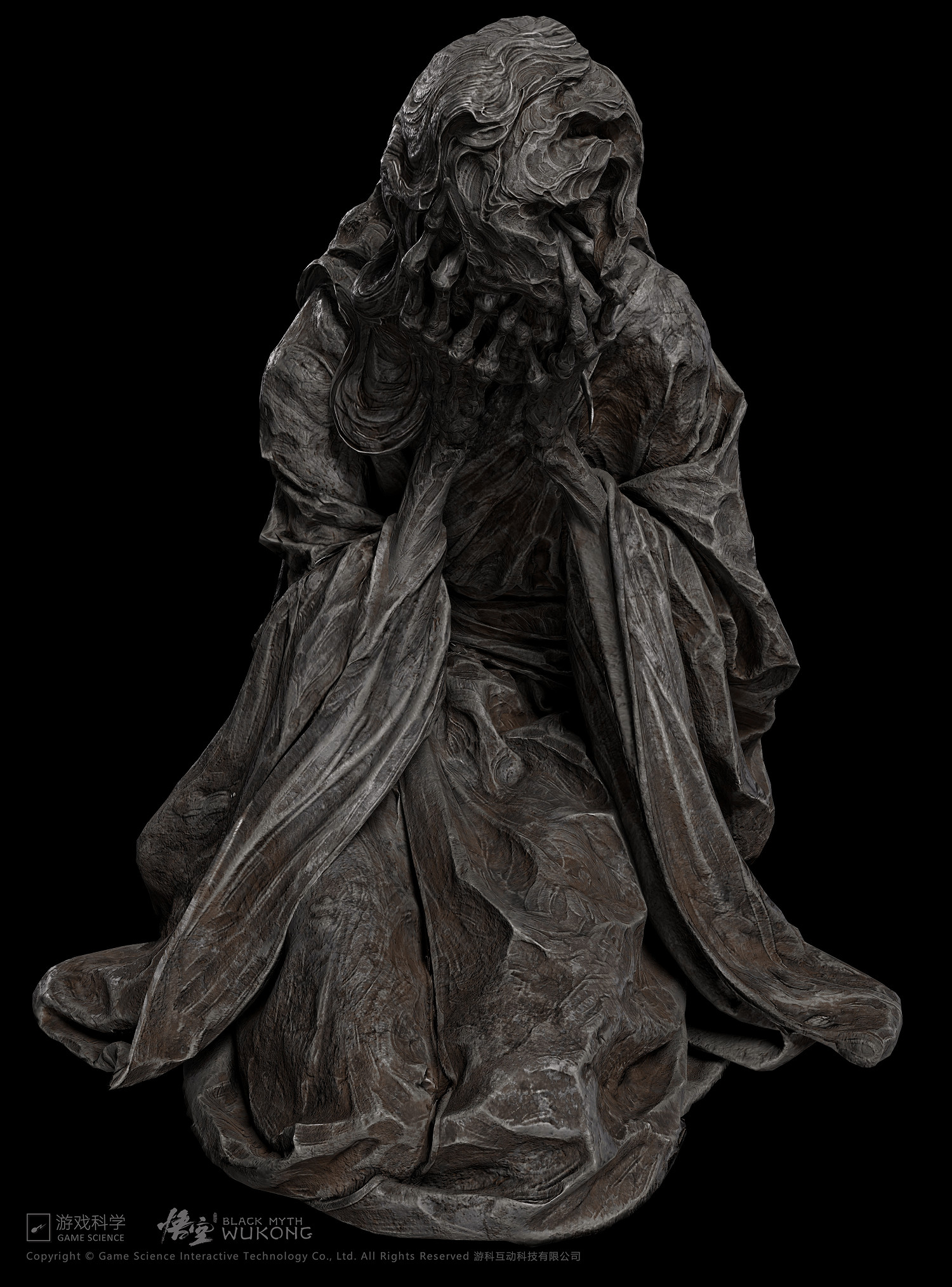 《黑神話:悟空》白骨夫人塑像建模 工藝細膩美翻天 《黑神話:悟空》白骨夫人塑像建模 工藝細膩美翻天