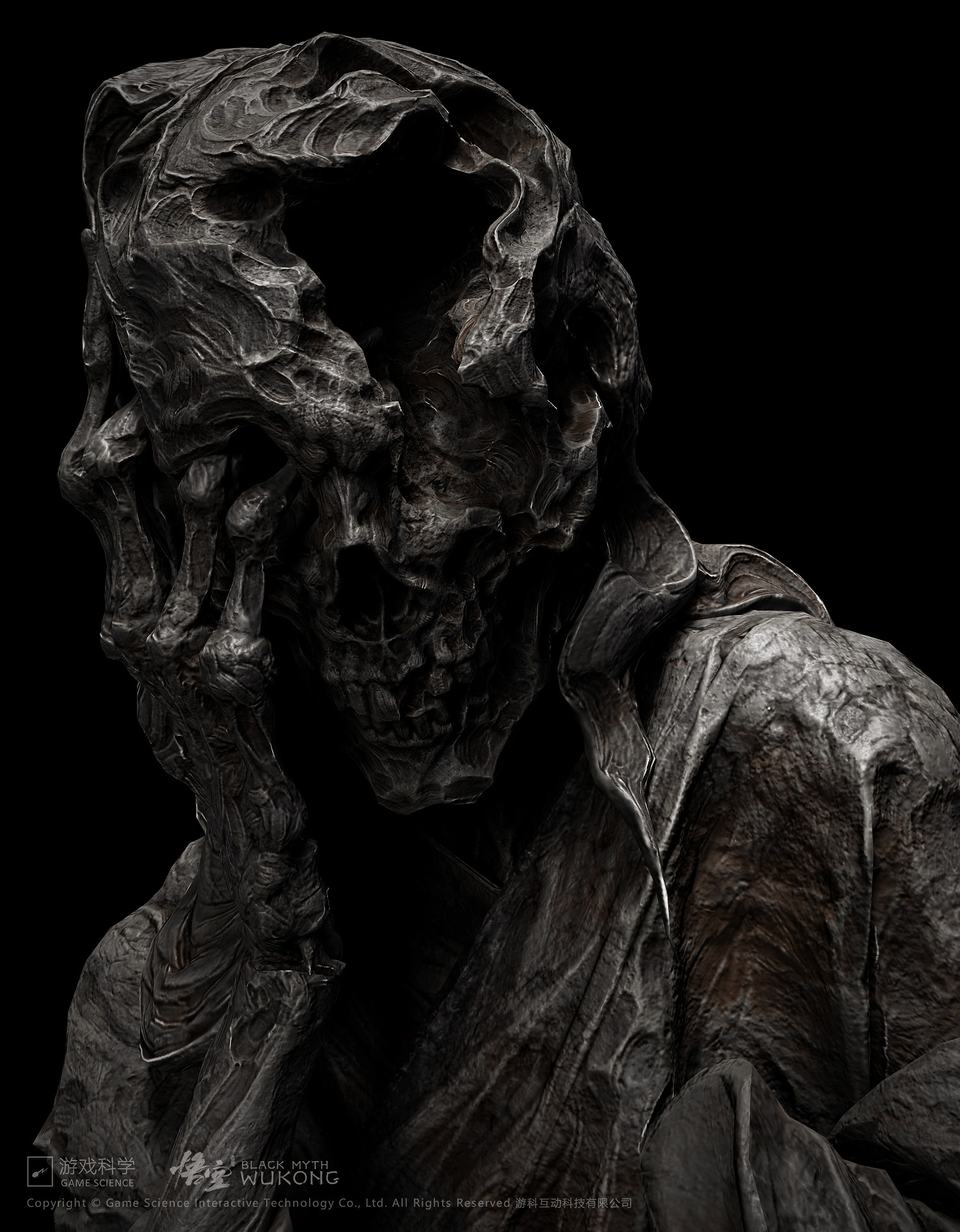 《黑神話:悟空》白骨夫人塑像建模 工藝細膩美翻天 《黑神話:悟空》白骨夫人塑像建模 工藝細膩美翻天