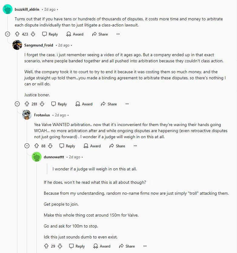 V社更新《Steam訂戶協議》 涉及與使用者之間產生的爭議