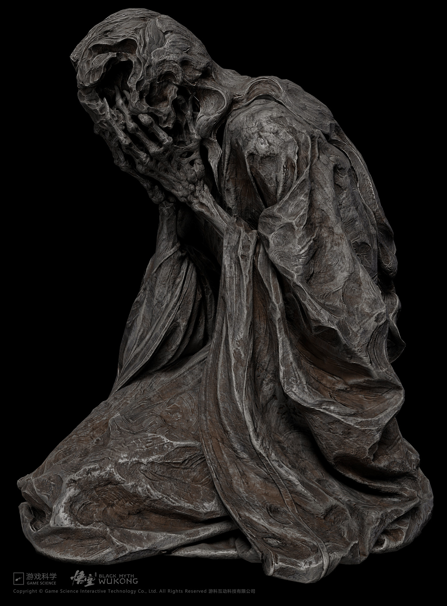 《黑神話:悟空》白骨夫人塑像建模 工藝細膩美翻天 《黑神話:悟空》白骨夫人塑像建模 工藝細膩美翻天