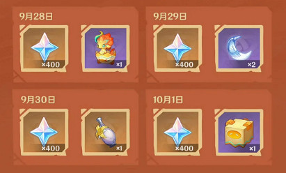 《原神》2024周年慶贈送物品介紹