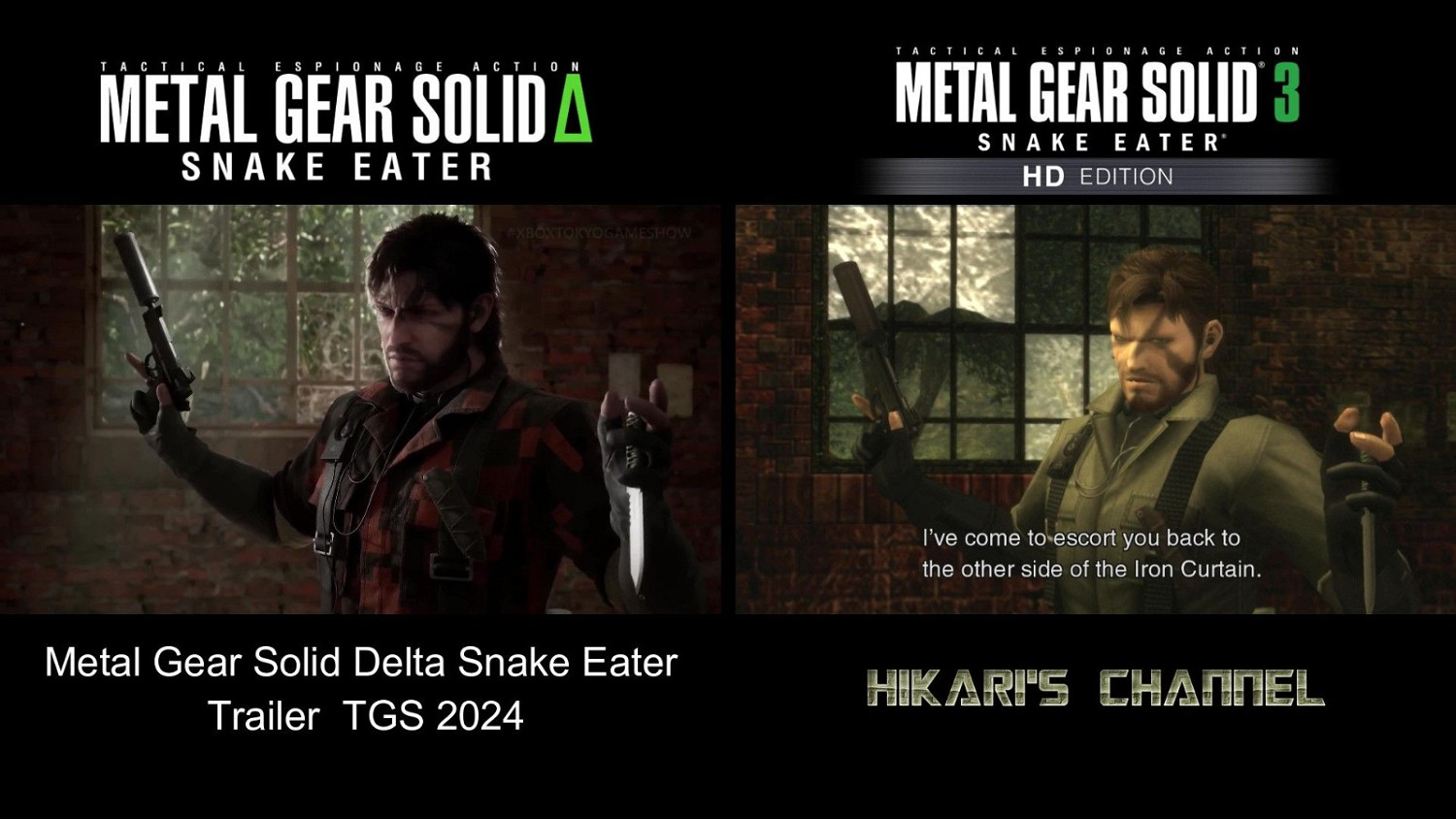 《潛龍諜影3》重製版與原版對比:畫面進化 效果更逼真 《潛龍諜影3》重製版與原版對比:畫面進化 效果更逼真