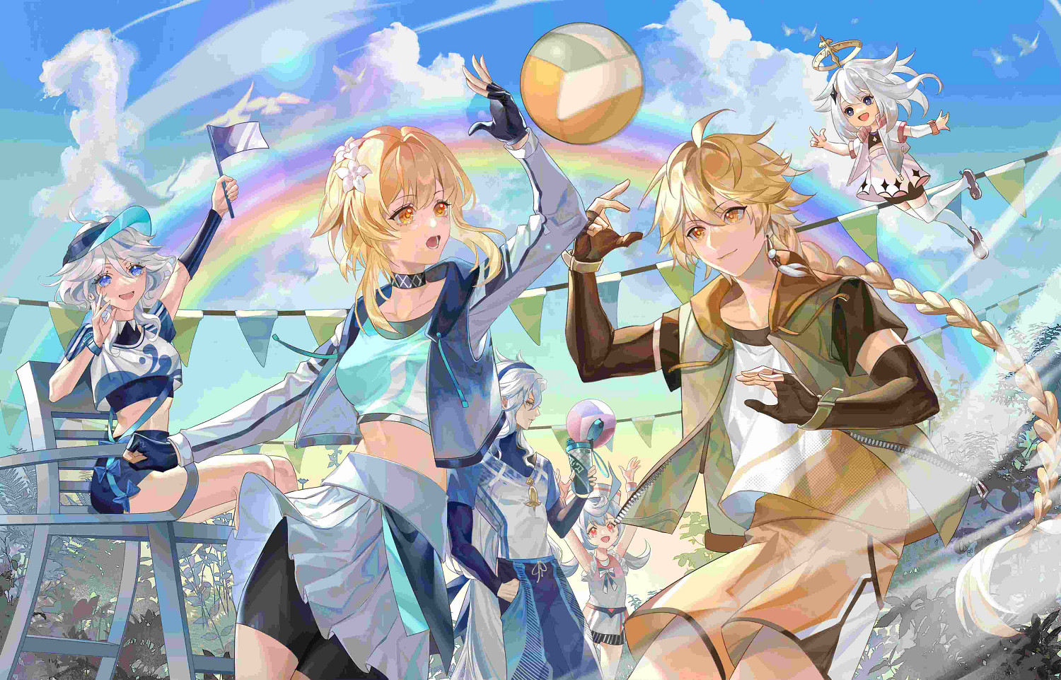 《原神》2024周年慶賀圖片高清