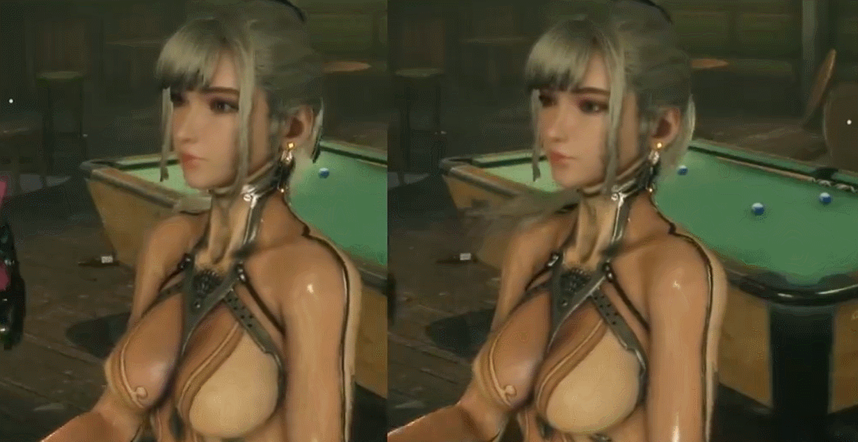 《劍星》更新前後對比圖 胸部動畫效果提升有晃動效果