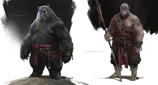 《黑神話》新一批角色原畫欣賞!白毛寅虎似將軍! 《黑神話》新一批角色原畫欣賞!白毛寅虎似將軍!