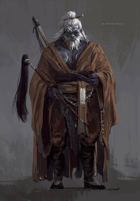 《黑神話》新一批角色原畫欣賞!白毛寅虎似將軍! 《黑神話》新一批角色原畫欣賞!白毛寅虎似將軍!