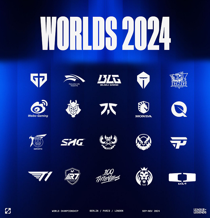 《英雄聯盟》2024世界賽瑞士輪隊伍名單一覽 《英雄聯盟》2024世界賽瑞士輪隊伍名單一覽