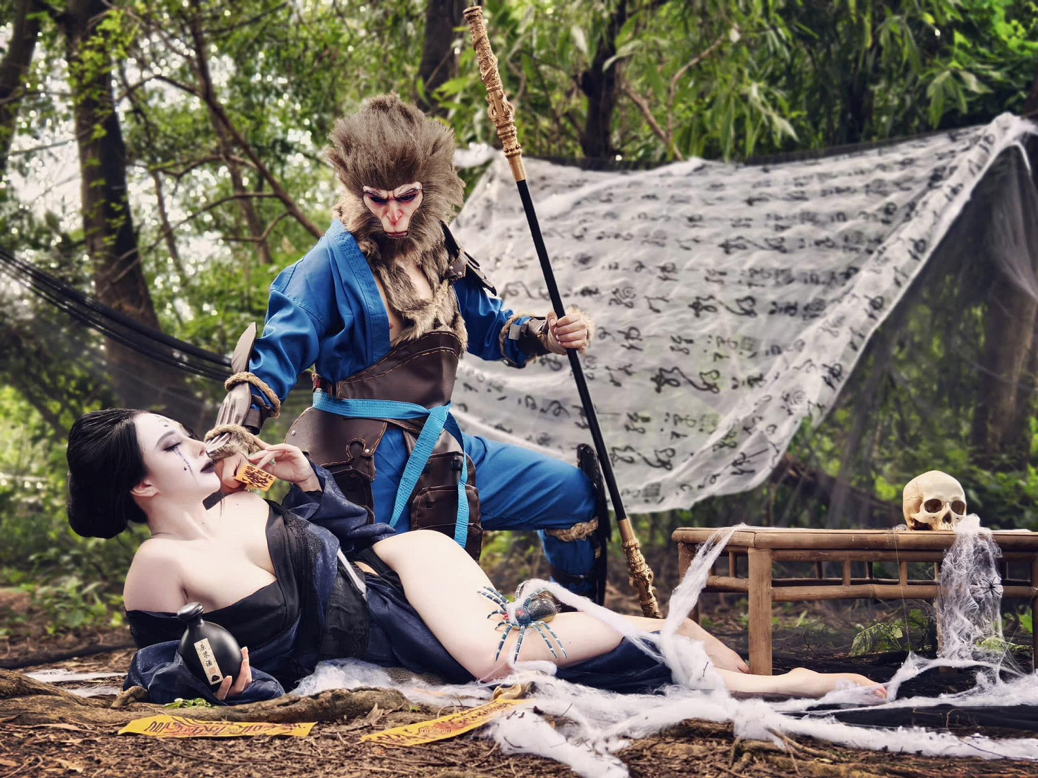 越南小姐姐COS《黑神話》蜘蛛精四妹 誘惑力拉滿了! 越南小姐姐COS《黑神話》蜘蛛精四妹 誘惑力拉滿了!