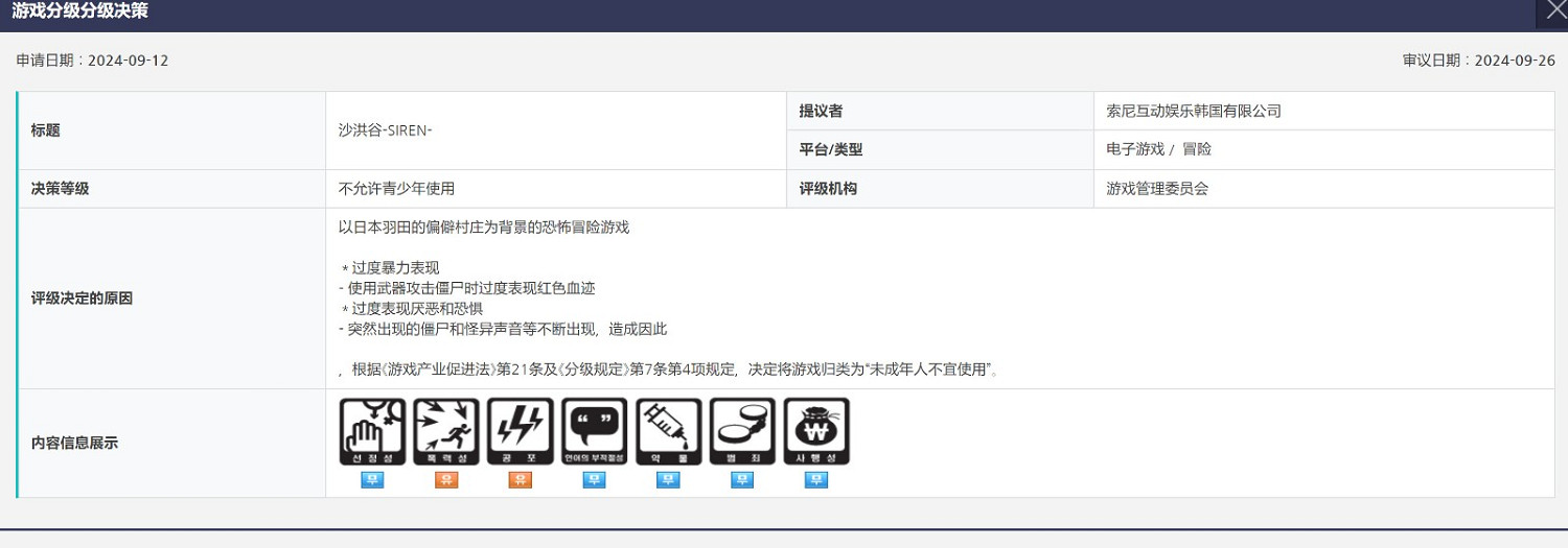 傳SIE開發恐怖遊戲《Siren》重啟版 登陸PS5