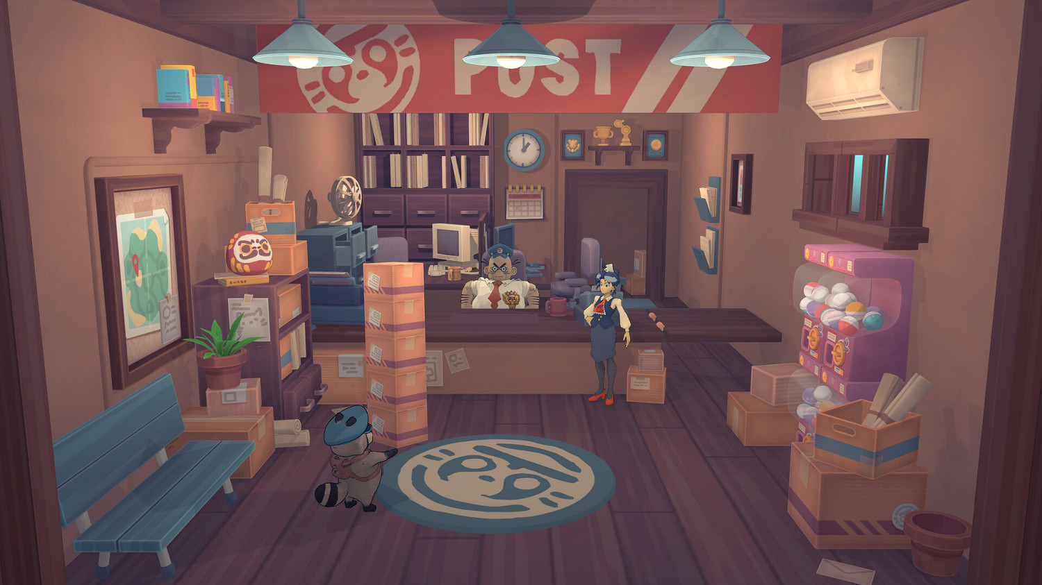 開放世界休閒郵差模擬遊戲《狸狸：胖噠的夏日》現已上線Steam平台