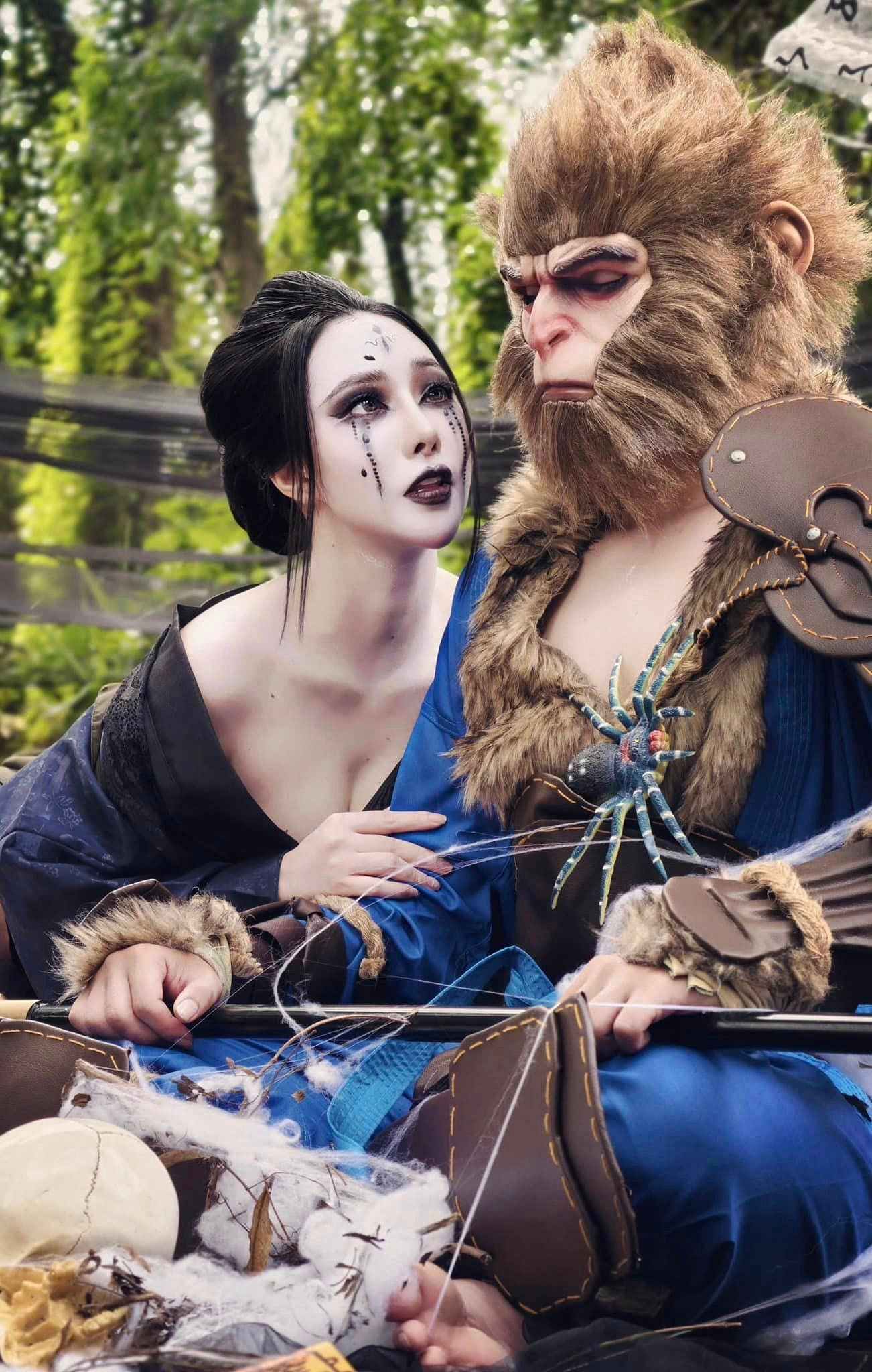 越南小姐姐COS《黑神話》蜘蛛精四妹 誘惑力拉滿了! 越南小姐姐COS《黑神話》蜘蛛精四妹 誘惑力拉滿了!