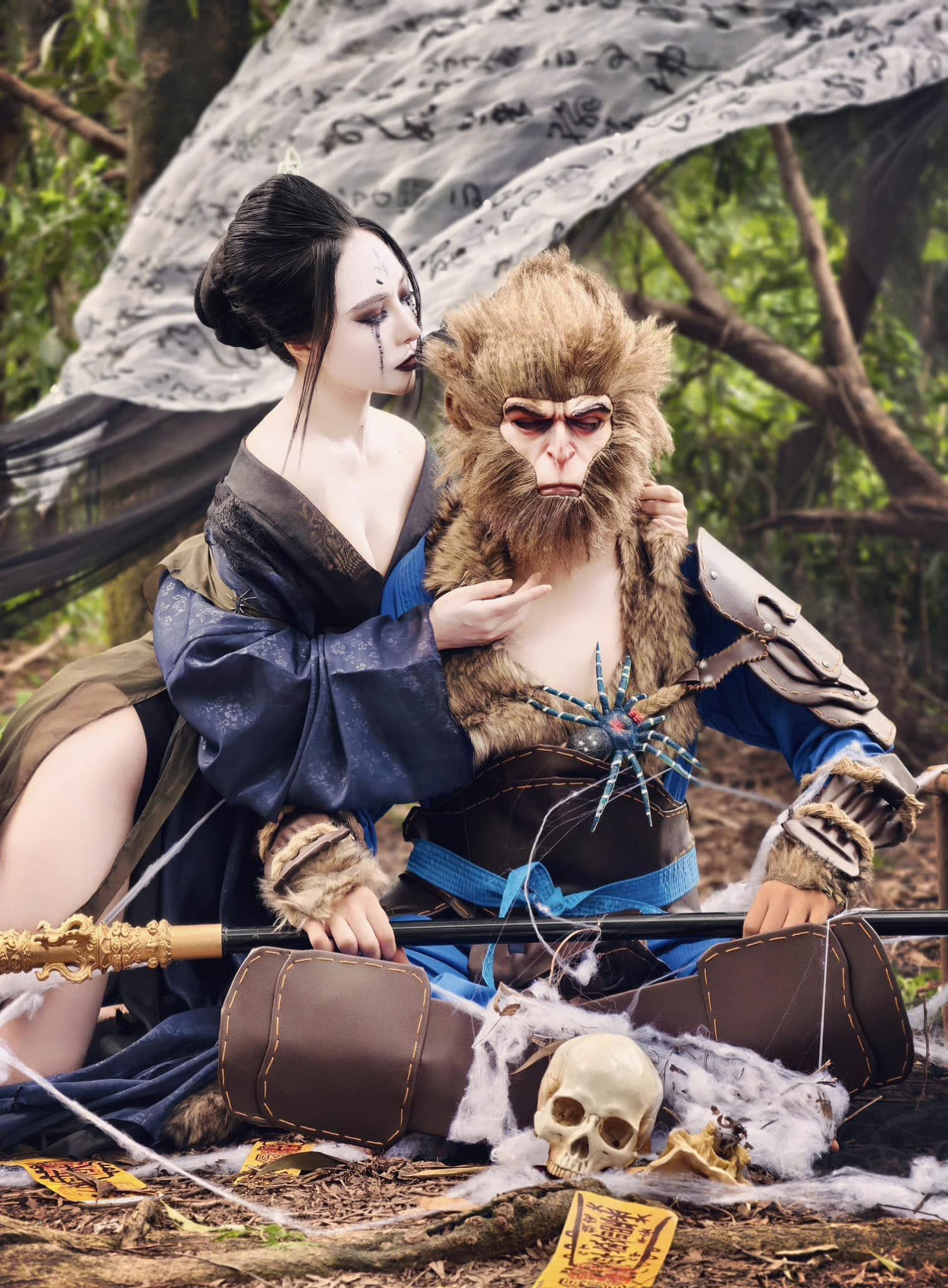 越南小姐姐COS《黑神話》蜘蛛精四妹 誘惑力拉滿了! 越南小姐姐COS《黑神話》蜘蛛精四妹 誘惑力拉滿了!