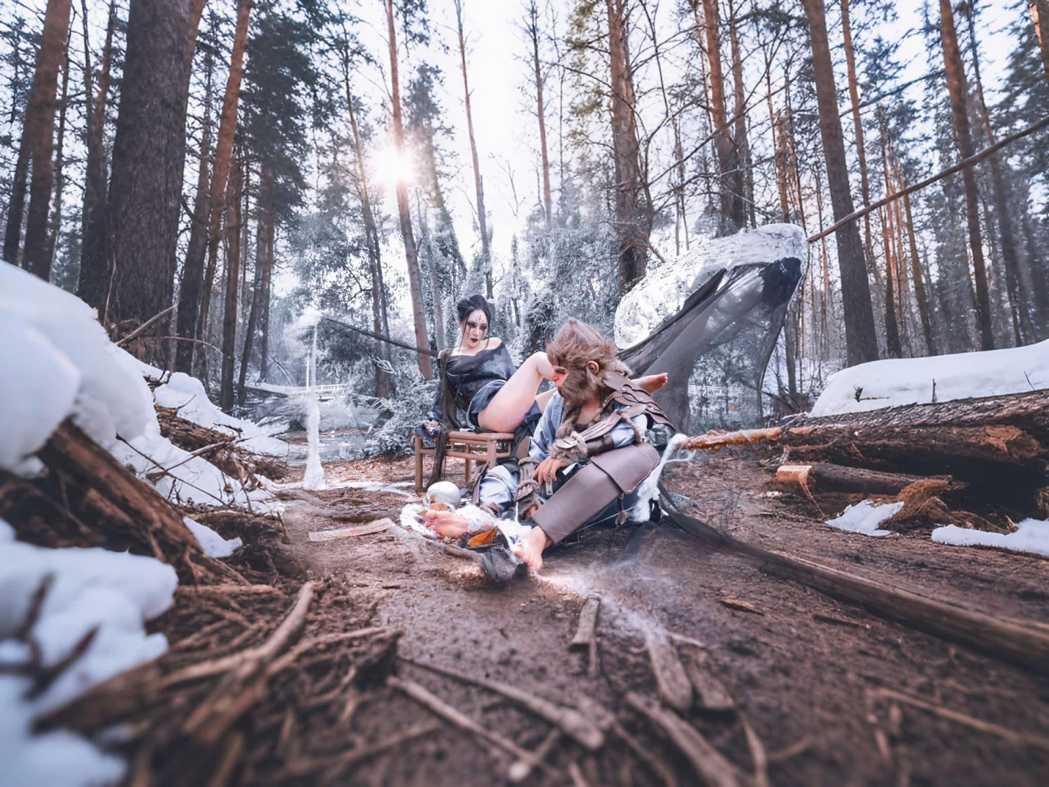 越南小姐姐COS《黑神話》蜘蛛精四妹 誘惑力拉滿了! 越南小姐姐COS《黑神話》蜘蛛精四妹 誘惑力拉滿了!