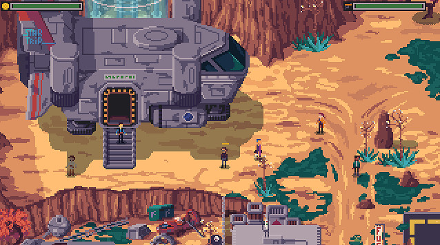 像素風太空沙盒角色扮演遊戲《獵戶座的盡頭》現已上架Steam平台