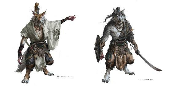 《黑神話》新一批角色原畫欣賞!白毛寅虎似將軍! 《黑神話》新一批角色原畫欣賞!白毛寅虎似將軍!