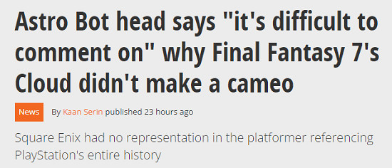 《宇宙機器人》缺少SE角色引粉絲不滿 SE卻拒絕客串 《宇宙機器人》缺少SE角色引粉絲不滿 SE卻拒絕客串