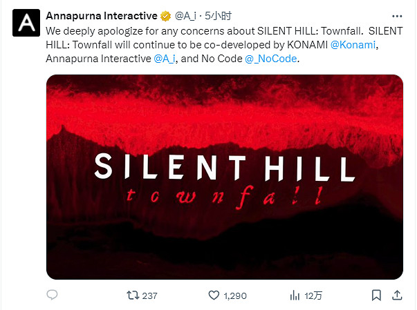 《沉默之丘》新作《沉默之丘Townfall》開發商:還沒涼 《沉默之丘》新作《沉默之丘Townfall》開發商:還沒涼