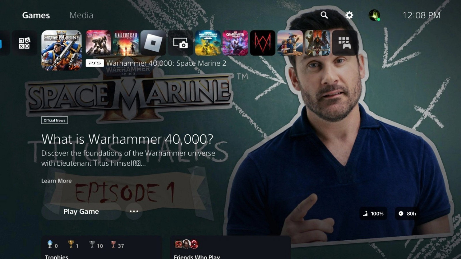 PS5更新之後使用者介面出現廣告 索尼:是BUG PS5更新之後使用者介面出現廣告 索尼:是BUG