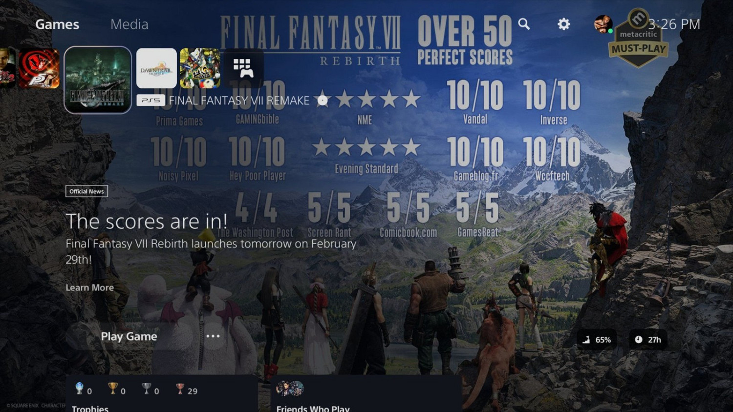 PS5更新之後使用者介面出現廣告 索尼:是BUG PS5更新之後使用者介面出現廣告 索尼:是BUG