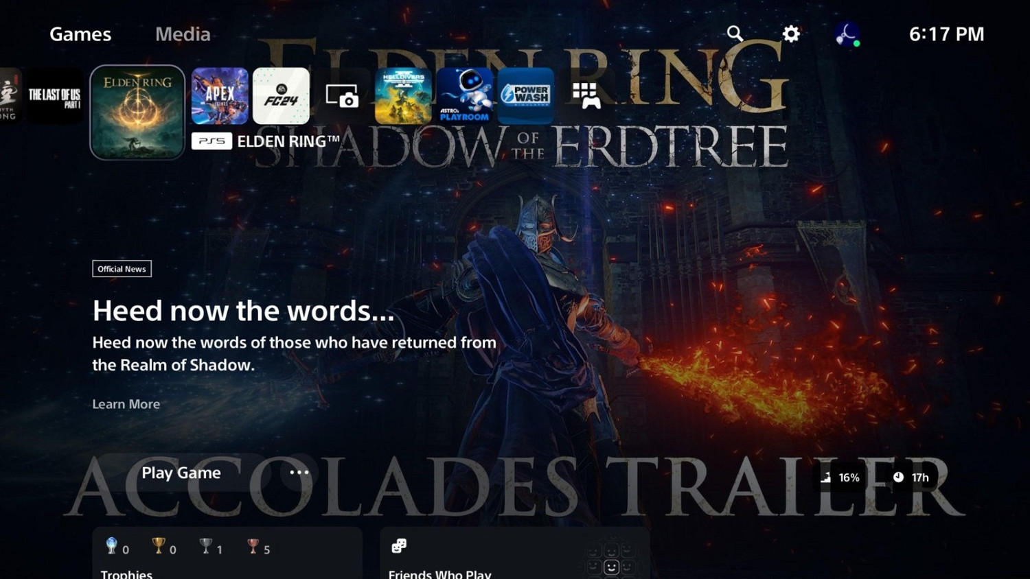 PS5更新之後使用者介面出現廣告 索尼:是BUG PS5更新之後使用者介面出現廣告 索尼:是BUG