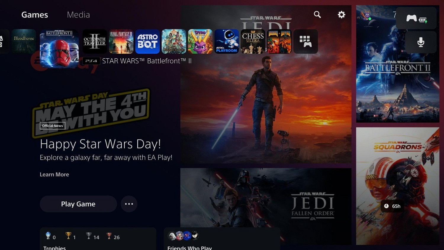 PS5更新之後使用者介面出現廣告 索尼:是BUG PS5更新之後使用者介面出現廣告 索尼:是BUG
