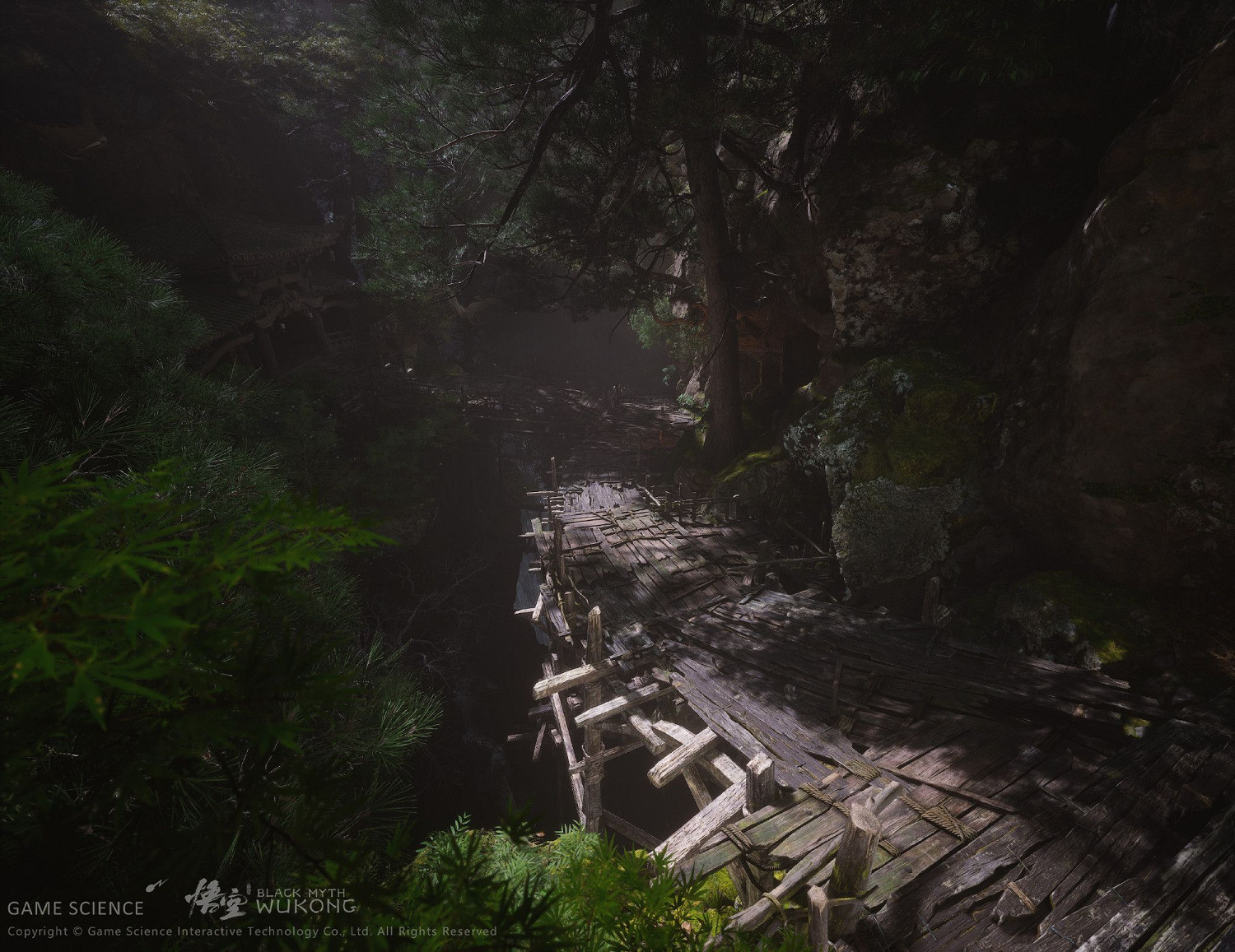 《黑神話：悟空》“黑風山”場景建模 景色美輪美奐