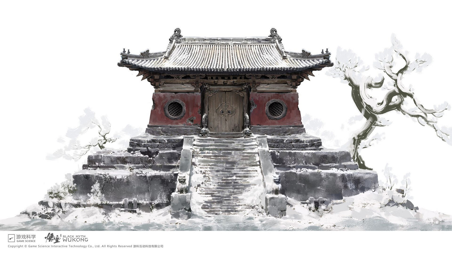 《黑神話》"照鑒湖"小廟場景原畫 還原經典情懷拉滿 《黑神話》"照鑒湖"小廟場景原畫 還原經典情懷拉滿