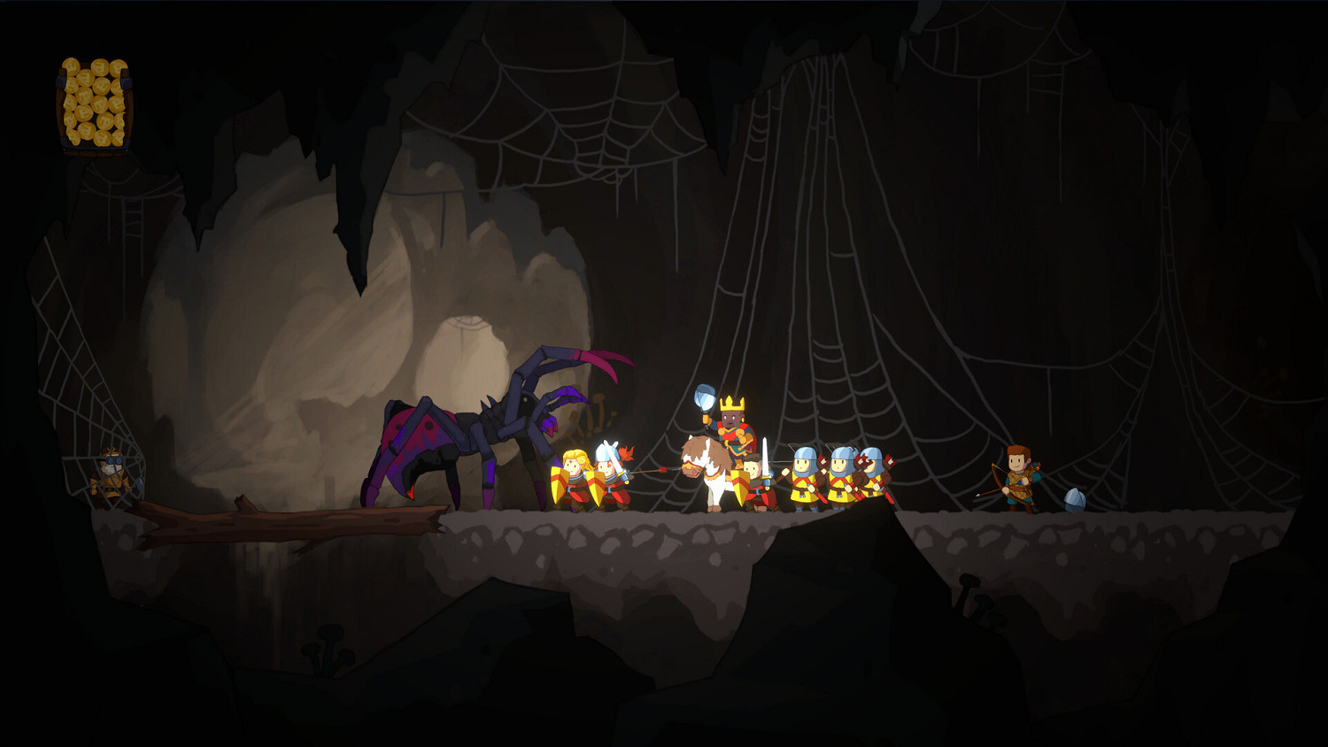 清晰版《王國》?2D橫向策略《Monarchy》11月發售 清晰版《王國》?2D橫向策略《Monarchy》11月發售