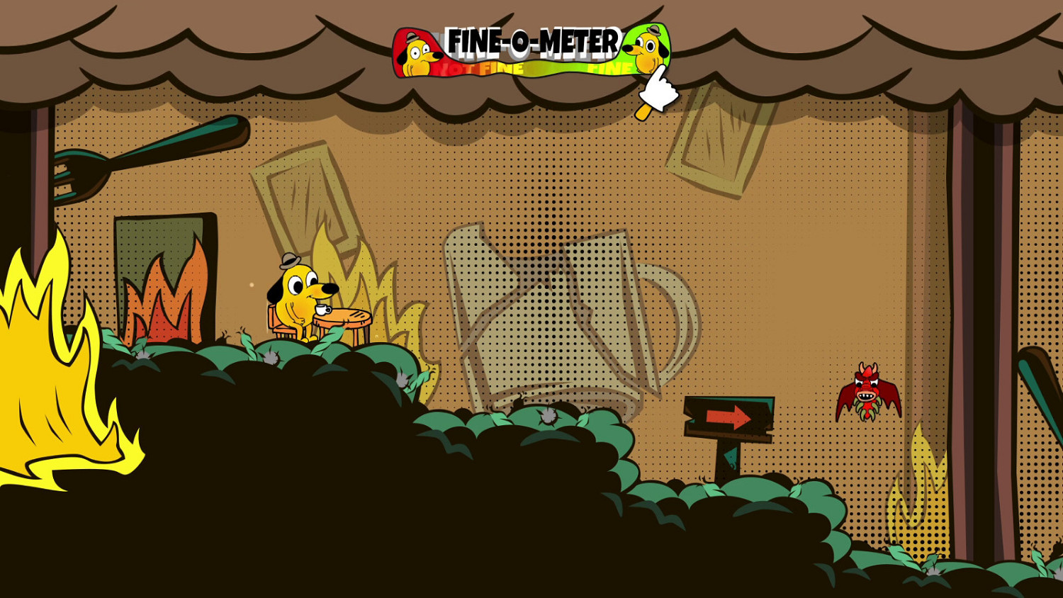 平台遊戲《This Is Fine: Maximum Cope》Steam頁面開放 不支援中文 平台遊戲《This Is Fine: Maximum Cope》Steam頁面開放 不支援中文