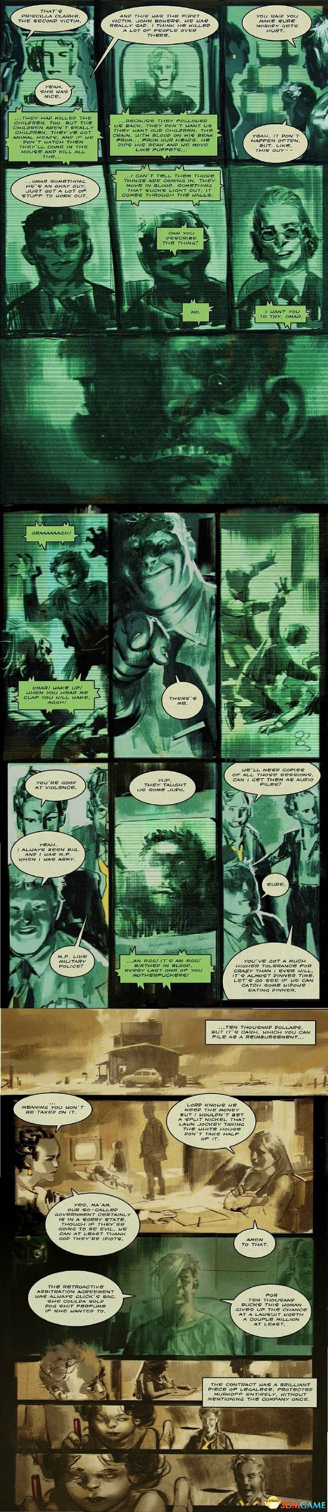 恐怖作《逃生》官方漫畫出爐 魔性畫風實在太詭異 恐怖作《逃生》官方漫畫出爐 魔性畫風實在太詭異