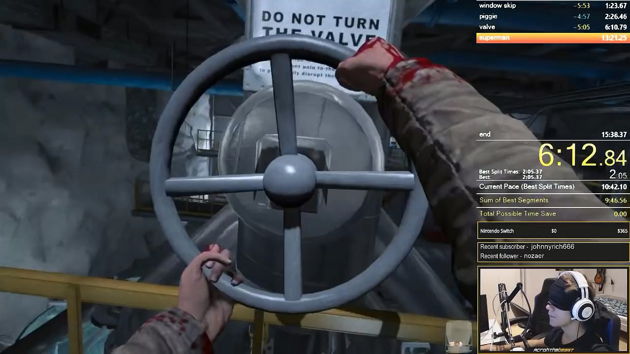 比遊戲還嚇人!國外大神蒙眼10分鐘通關《逃生》 比遊戲還嚇人!國外大神蒙眼10分鐘通關《逃生》