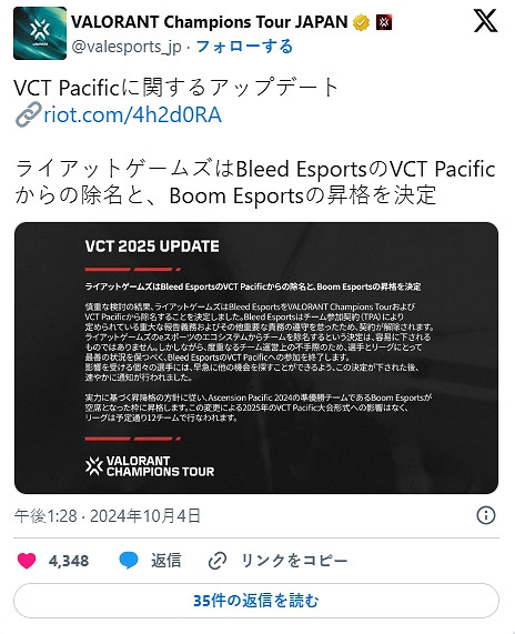 BLEED Esports已被驅逐《特戰英豪》太平洋聯賽! BLEED Esports已被驅逐《特戰英豪》太平洋聯賽!