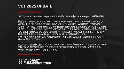 BLEED Esports已被驅逐《特戰英豪》太平洋聯賽! BLEED Esports已被驅逐《特戰英豪》太平洋聯賽!