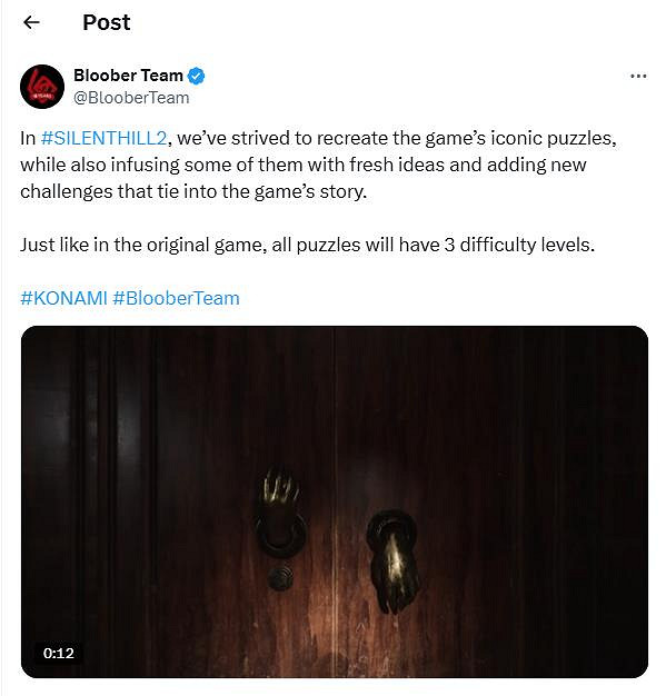 《沉默之丘2重製版》開發者：它為經典作品注入“新想法”