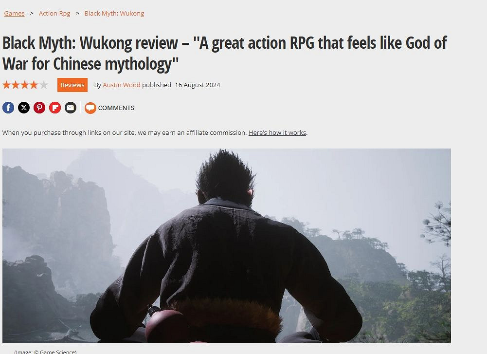 金搖桿主辦方曾給黑神話打8分 宣稱評委是&quot;行業專家&quot;