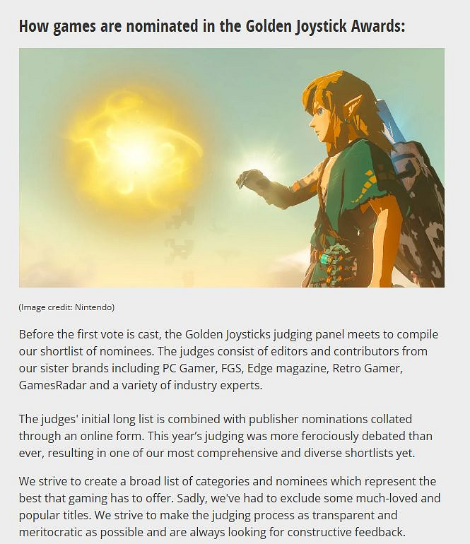 金搖桿主辦方曾給黑神話打8分 宣稱評委是&quot;行業專家&quot;