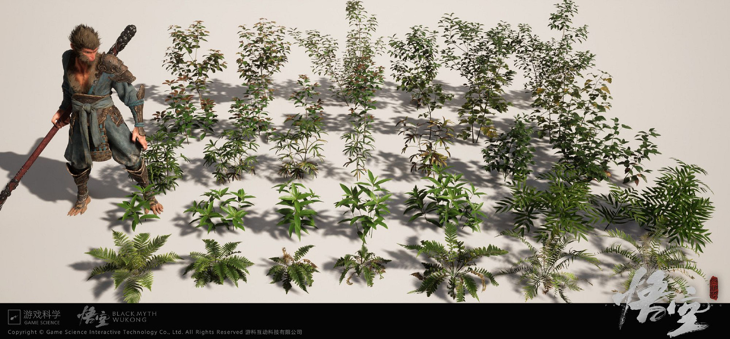 《黑神話：悟空》植被建模公布 氛圍質感令人驚豔！