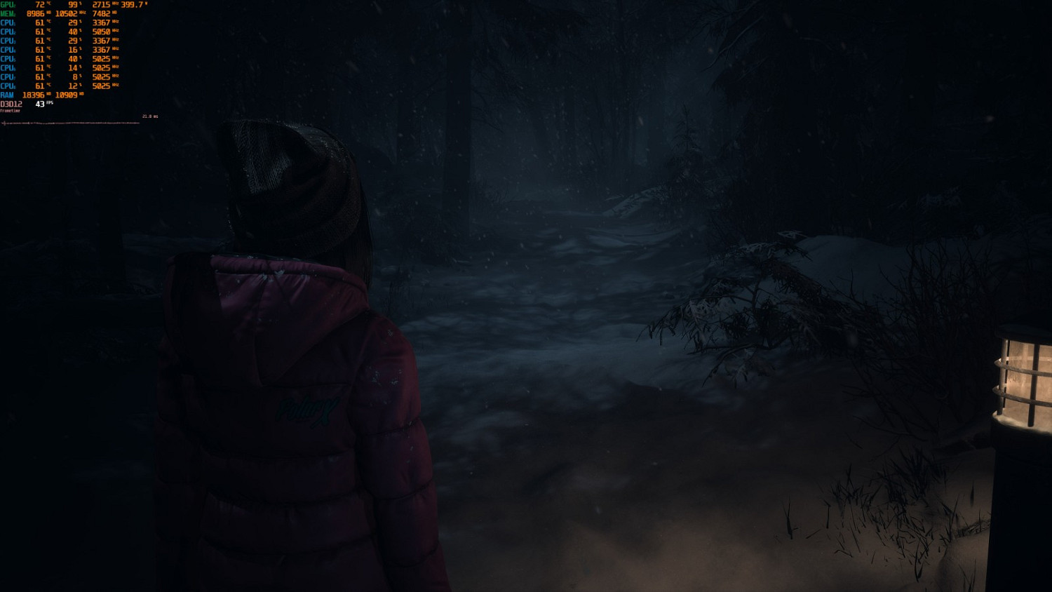 《直到黎明》重製版FSR 3.0幀生成/光追/HDR出問題