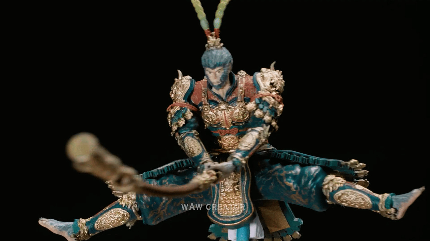 極度精致！大神製作《黑神話》亢金龍之戰實景模型