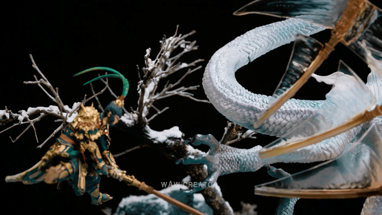 極度精致！大神製作《黑神話》亢金龍之戰實景模型