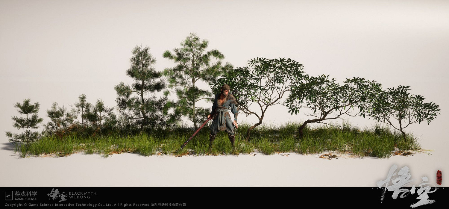 《黑神話：悟空》植被建模公布 氛圍質感令人驚豔！
