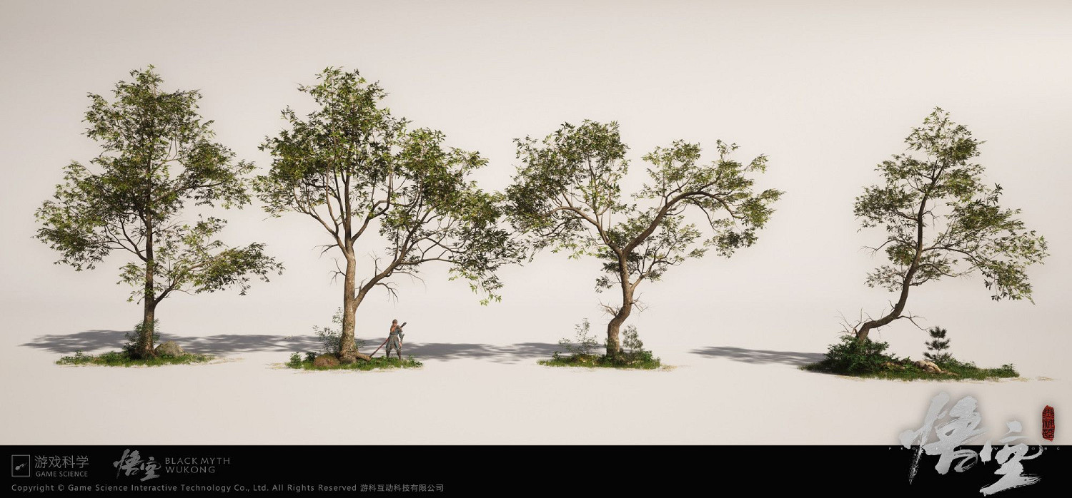 《黑神話：悟空》植被建模公布 氛圍質感令人驚豔！