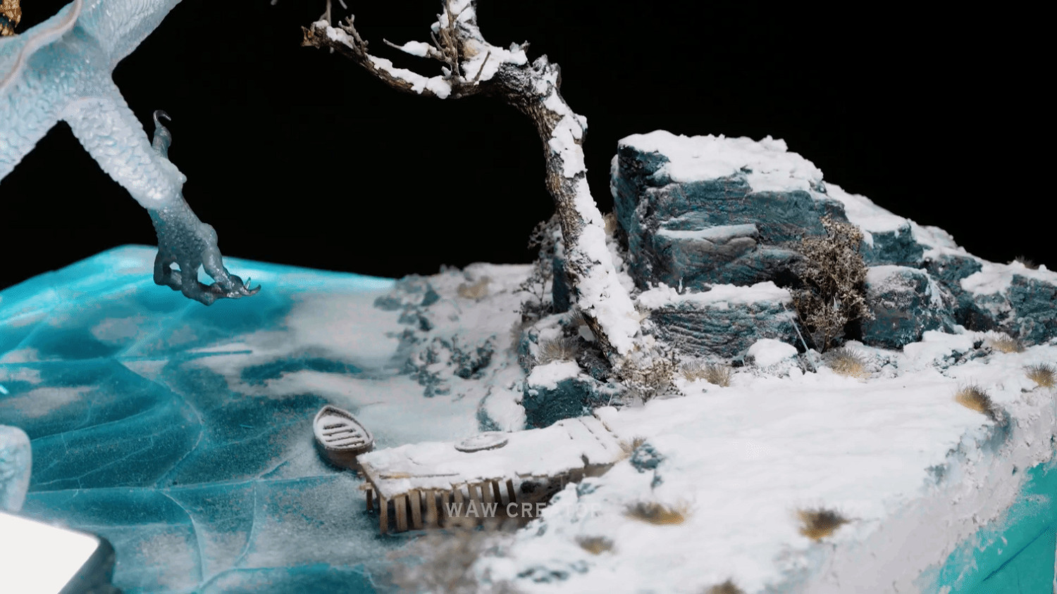 極度精致！大神製作《黑神話》亢金龍之戰實景模型