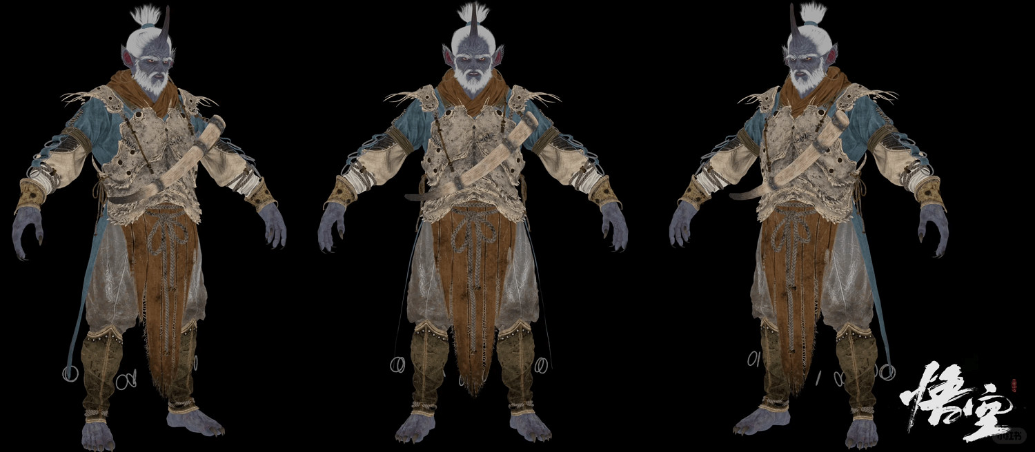 《黑神話：悟空》雷長老建模公布 神情陰鬱可怖！