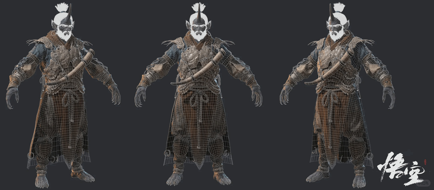 《黑神話：悟空》雷長老建模公布 神情陰鬱可怖！