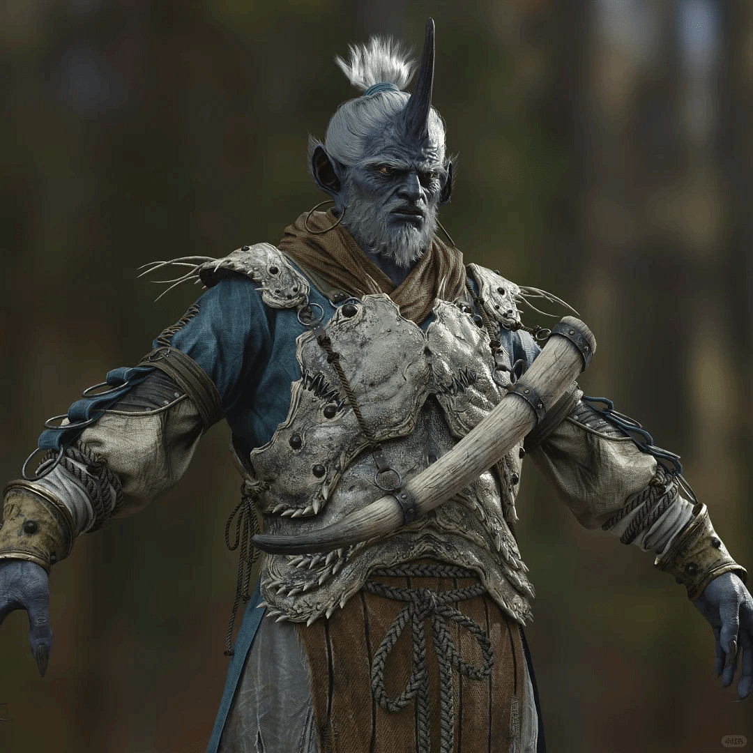 《黑神話：悟空》雷長老建模公布 神情陰鬱可怖！