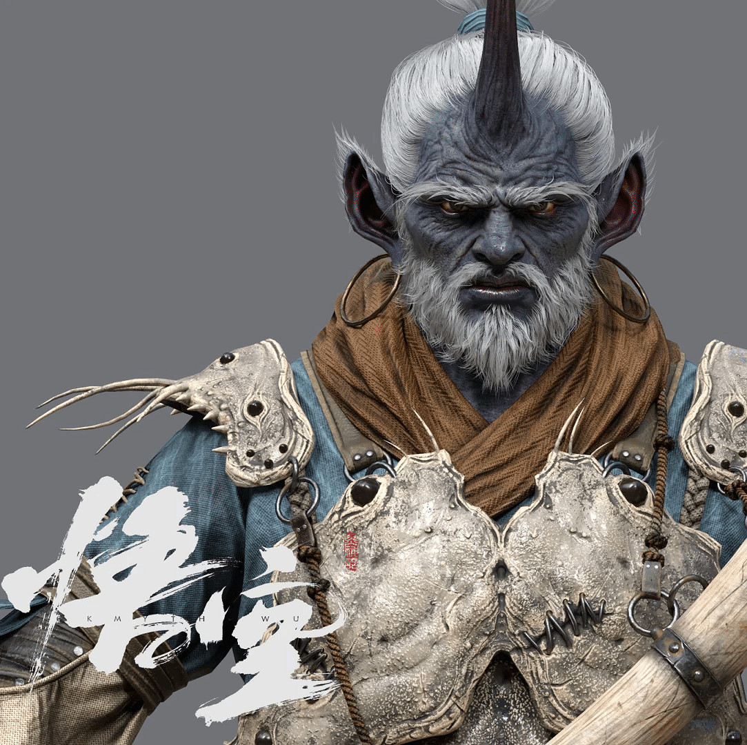 《黑神話：悟空》雷長老建模公布 神情陰鬱可怖！