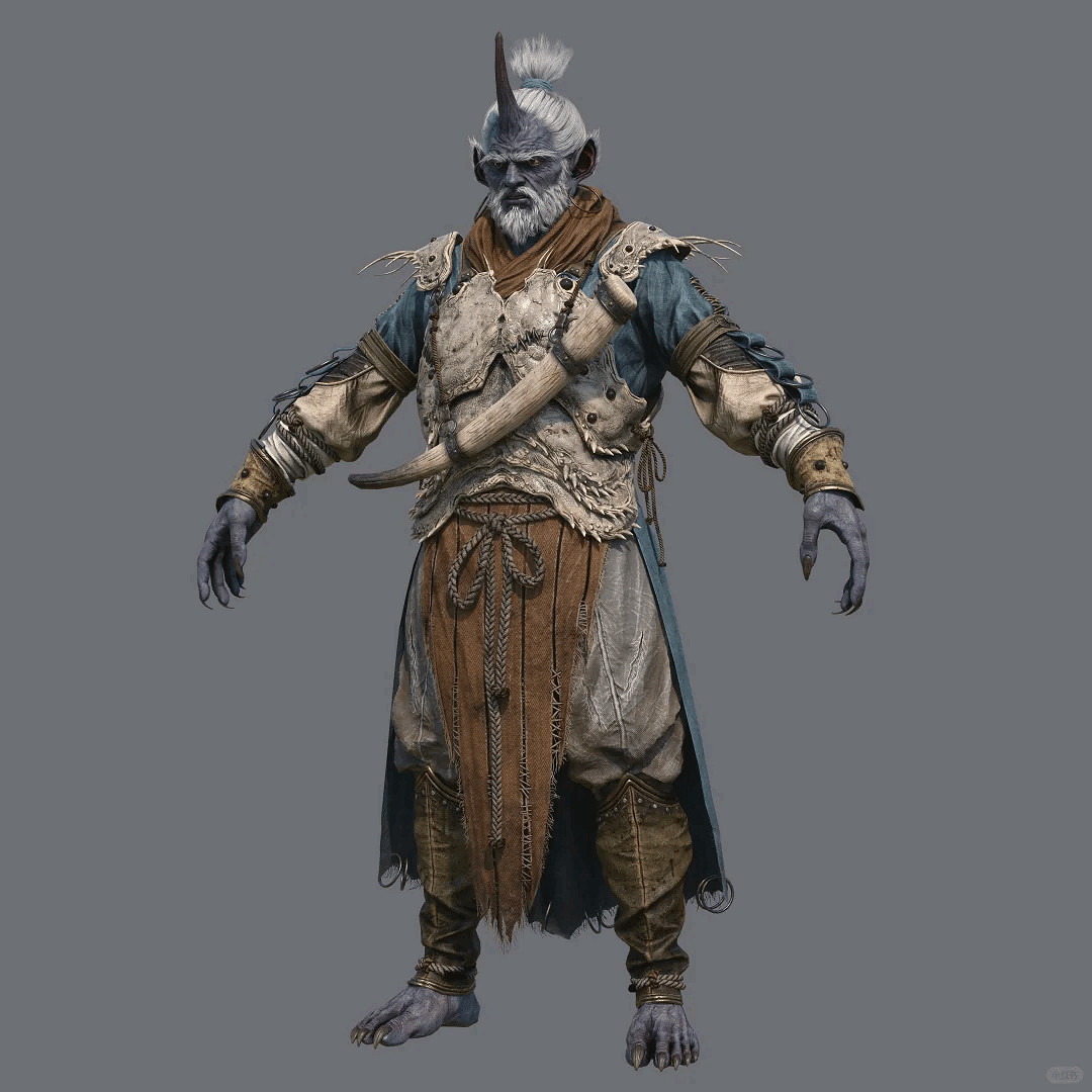 《黑神話：悟空》雷長老建模公布 神情陰鬱可怖！