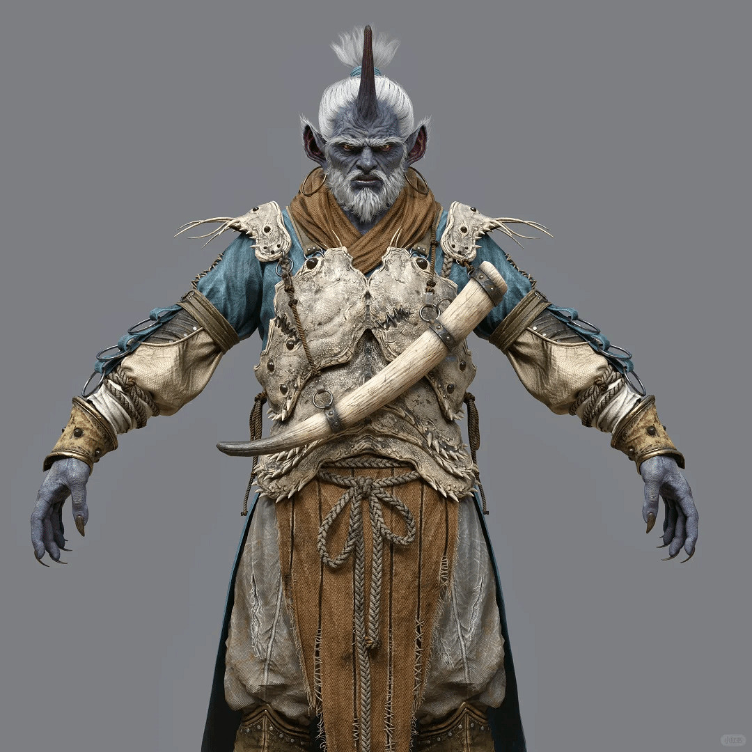《黑神話：悟空》雷長老建模公布 神情陰鬱可怖！