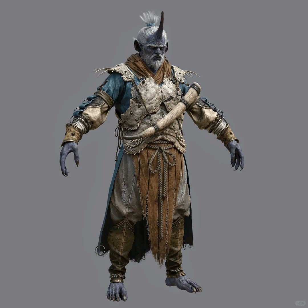 《黑神話：悟空》雷長老建模公布 神情陰鬱可怖！